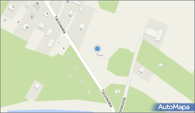 Nieczatów, Taczowska, 10, mapa Nieczatów