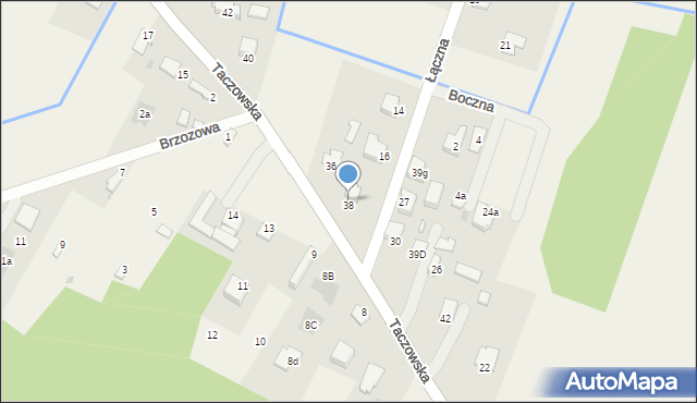 Nieczatów, Taczowska, 34, mapa Nieczatów