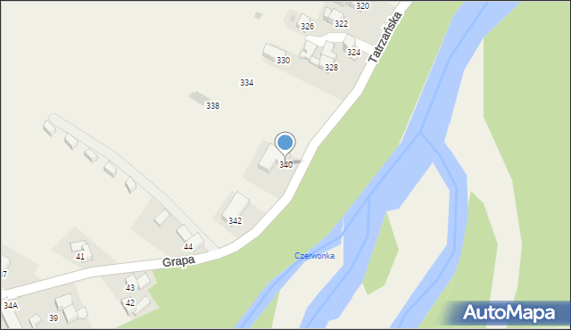 Nowa Biała, Tatrzańska, 35, mapa Nowa Biała