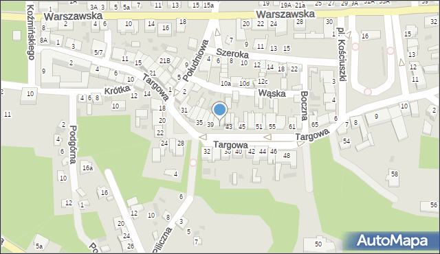 Nowe Miasto nad Pilicą, Targowa, 41, mapa Nowe Miasto nad Pilicą