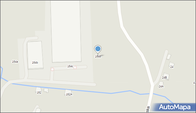 Nowy Sącz, Tarnowska, 164d, mapa Nowego Sącza