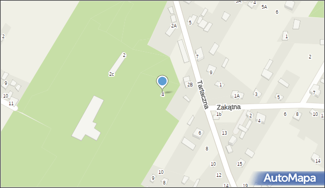 Nurzec-Stacja, Tartaczna, 4, mapa Nurzec-Stacja