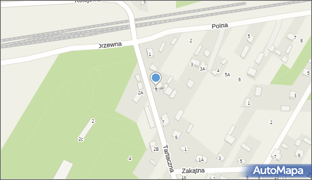 Nurzec-Stacja, Tartaczna, 5, mapa Nurzec-Stacja