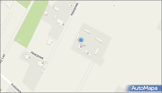 Ojrzanów, Tarczyńska, 44, mapa Ojrzanów