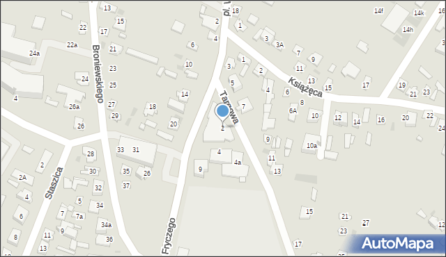 Ostrów Mazowiecka, Targowa, 2, mapa Ostrów Mazowiecka
