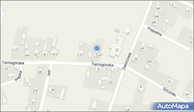 Ożarowice, Tarnogórska, 2, mapa Ożarowice