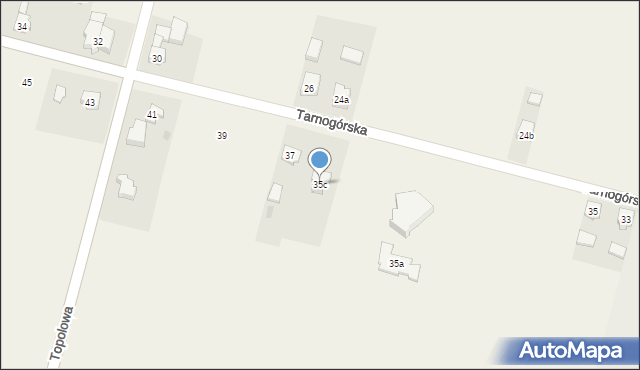 Ożarowice, Tarnogórska, 35c, mapa Ożarowice