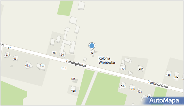 Ożarowice, Tarnogórska, 54, mapa Ożarowice