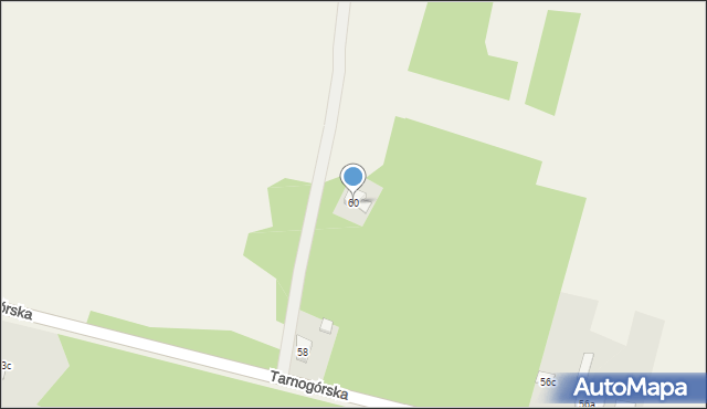 Ożarowice, Tarnogórska, 60, mapa Ożarowice