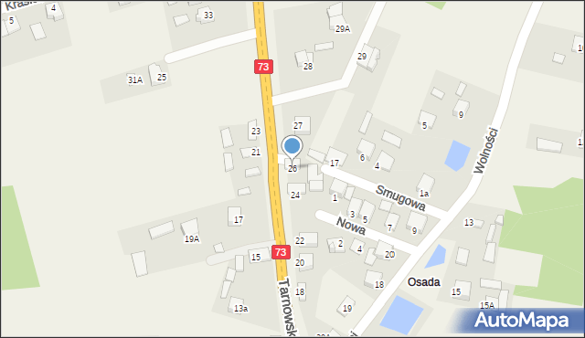 Piotrkowice, Tarnowskich, 26, mapa Piotrkowice