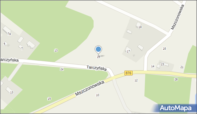 Piotrkowice, Tarczyńska, 15, mapa Piotrkowice