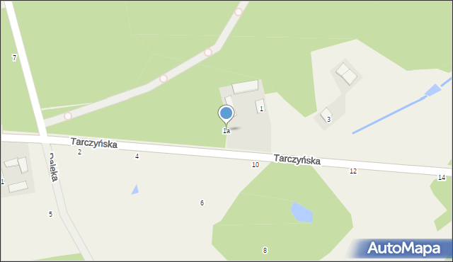 Piotrkowice, Tarczyńska, 1a, mapa Piotrkowice