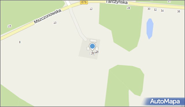 Piotrkowice, Tarczyńska, 26, mapa Piotrkowice