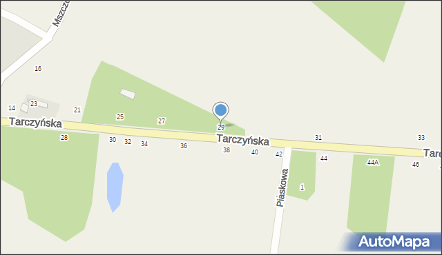 Piotrkowice, Tarczyńska, 29, mapa Piotrkowice