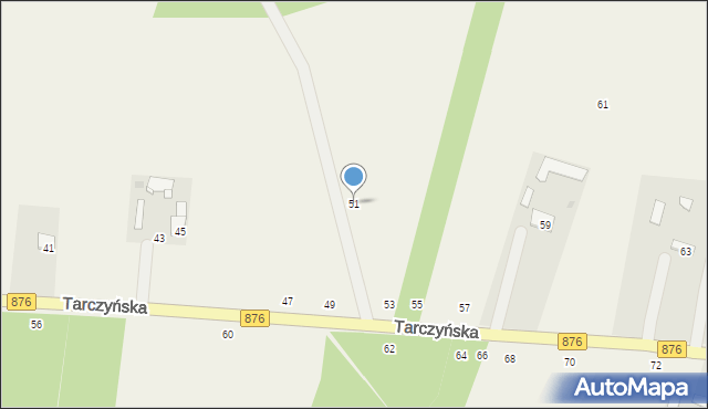 Piotrkowice, Tarczyńska, 51, mapa Piotrkowice