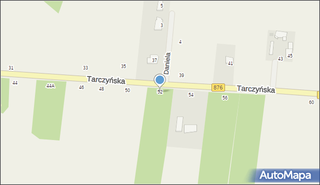 Piotrkowice, Tarczyńska, 52, mapa Piotrkowice