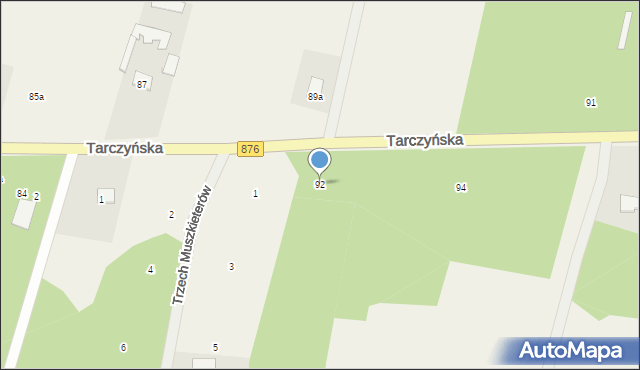 Piotrkowice, Tarczyńska, 92, mapa Piotrkowice