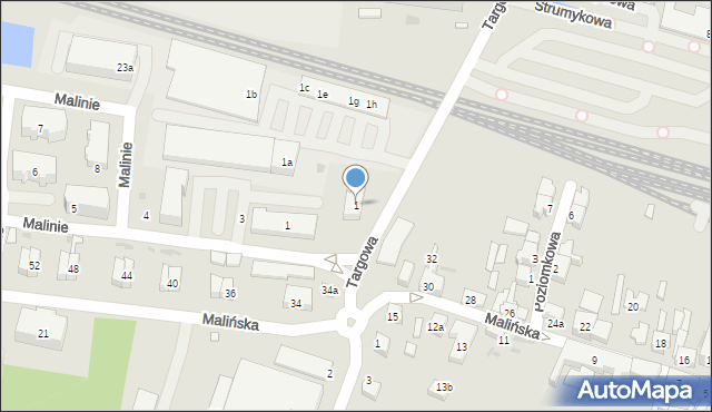 Pleszew, Targowa, 4, mapa Pleszew