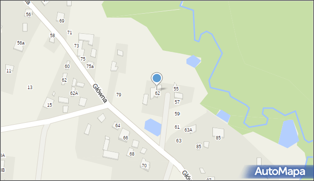 Prace Duże, Tarczyńska, 64, mapa Prace Duże