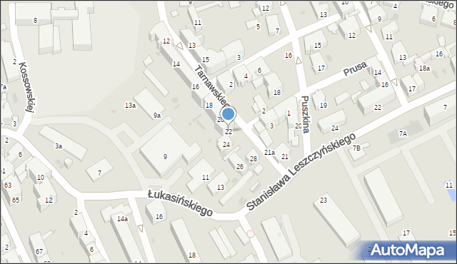 Przemyśl, Tarnawskiego Leonarda, 22, mapa Przemyśla