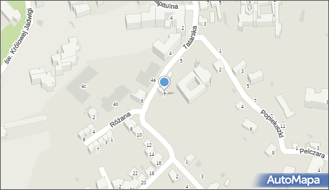 Przemyśl, Tatarska, 7, mapa Przemyśla