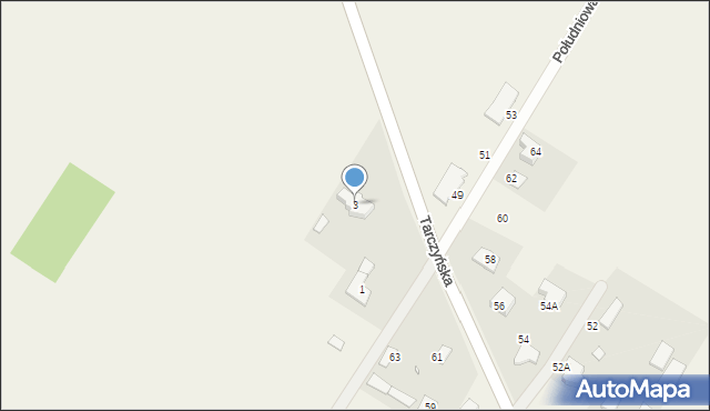 Przypki, Tarczyńska, 3, mapa Przypki