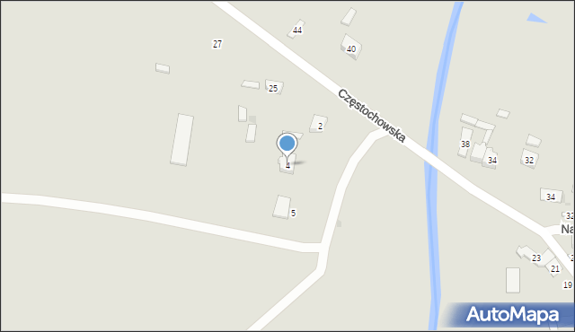 Przyrów, Targowa, 4, mapa Przyrów