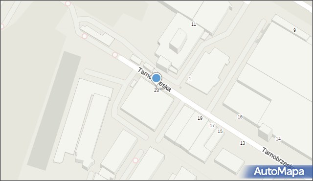 Radom, Tarnobrzeska, 23, mapa Radomia