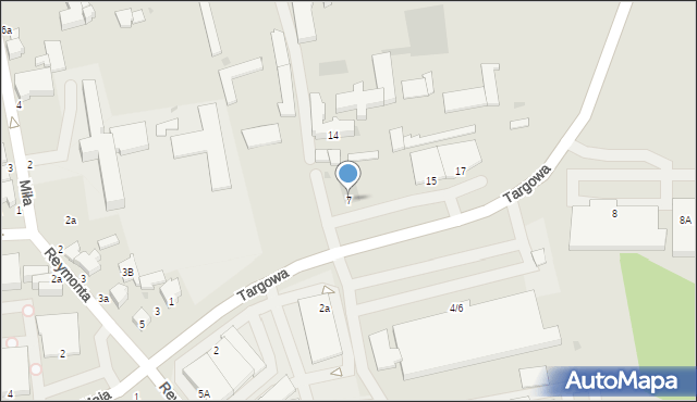 Rawa Mazowiecka, Targowa, 7, mapa Rawa Mazowiecka