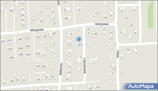 Rzeszów, Tatrzańska, 5, mapa Rzeszów