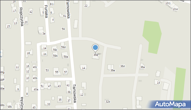 Rzeszów, Tarnowska, 30a, mapa Rzeszów