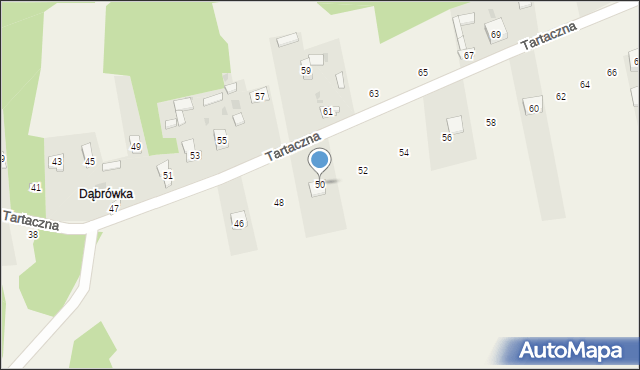 Siedlec, Tartaczna, 38f, mapa Siedlec