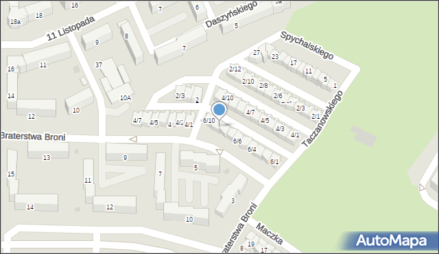 Sieradz, Taczanowskiego Edmunda, gen., 6/9, mapa Sieradz