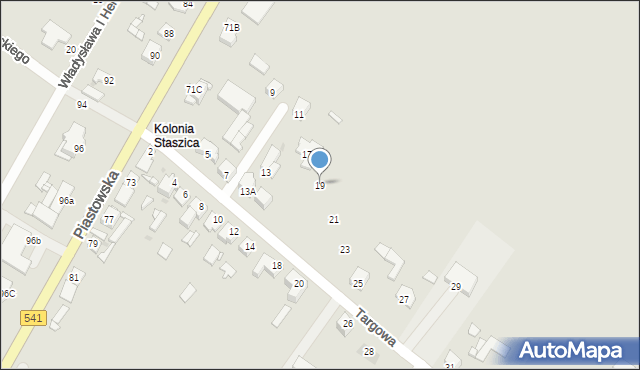 Sierpc, Targowa, 19, mapa Sierpc