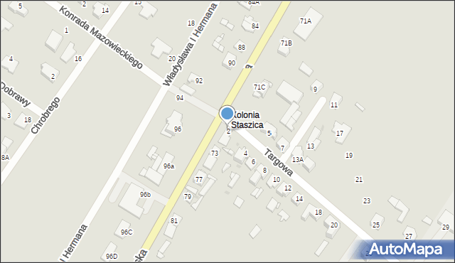 Sierpc, Targowa, 2, mapa Sierpc