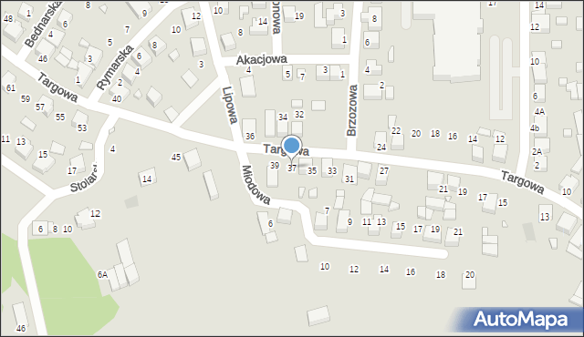Siewierz, Targowa, 37, mapa Siewierz