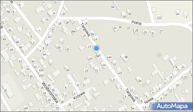 Skała, Targowa, 13A, mapa Skała
