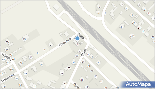 Sobolew, Targowa, 1, mapa Sobolew