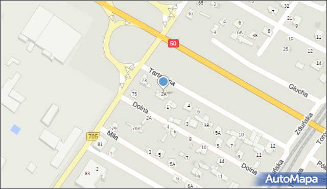 Sochaczew, Tartaczna, 2A, mapa Sochaczew