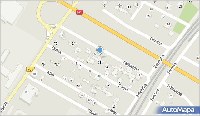 Sochaczew, Tartaczna, 8, mapa Sochaczew