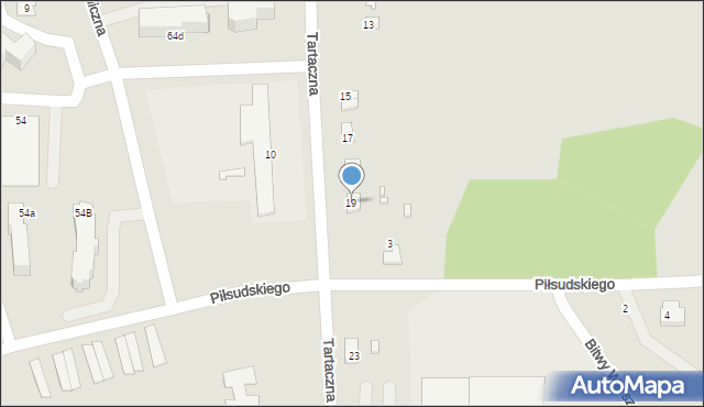 Solec Kujawski, Tartaczna, 19, mapa Solec Kujawski