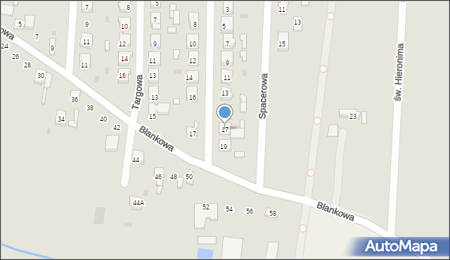 Sompolno, Taczanowskiego, gen., 17, mapa Sompolno
