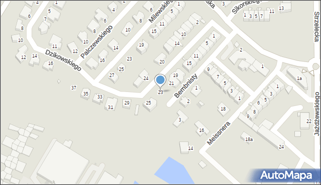 Środa Wielkopolska, Taczaka Stanisława, 23, mapa Środa Wielkopolska