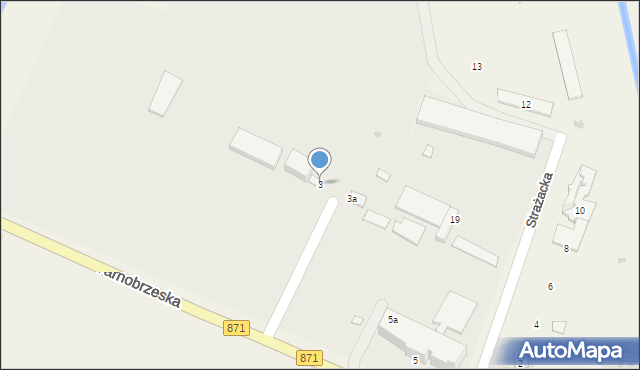 Stale, Tarnobrzeska, 3, mapa Stale