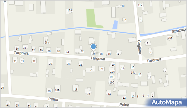 Stanisławów, Targowa, 20, mapa Stanisławów