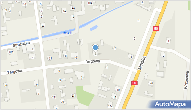 Stanisławów, Targowa, 4, mapa Stanisławów