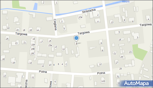 Stanisławów, Targowa, 9, mapa Stanisławów