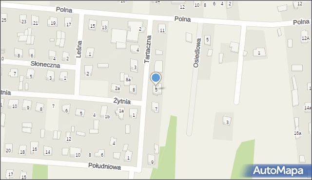 Stanisławów, Tartaczna, 5, mapa Stanisławów