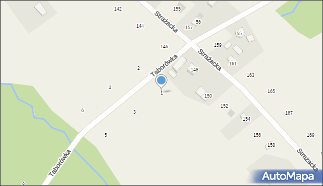 Staszkówka, Taborówka, 1, mapa Staszkówka