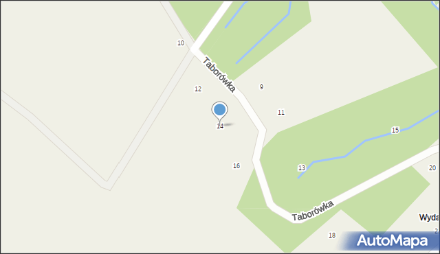 Staszkówka, Taborówka, 14, mapa Staszkówka